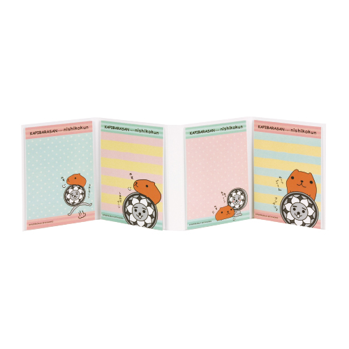 カピバラさん meets にしこくん』 パタパタメモが</br>10月