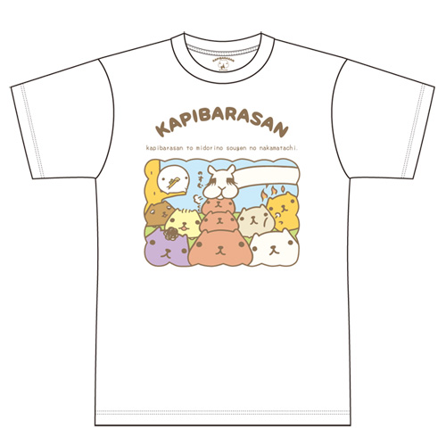 ｶﾋﾟﾊﾞﾗさんTｼｬﾂ 5月上旬発売予定！ | 雑貨 | グッズ | カピバラさん