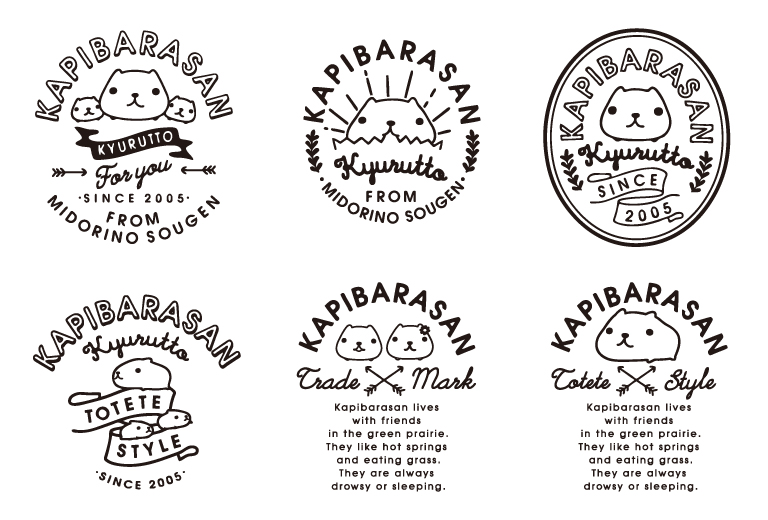 新デザイン エンブレム ロゴ At Otona Kapibarasan カピバラさん 公式サイト