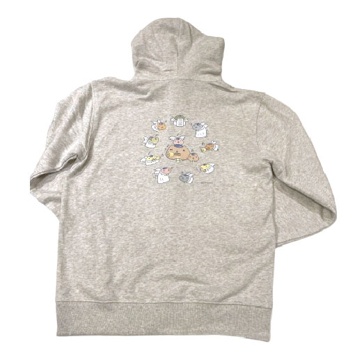 イベント限定・カピバラさん　とぅえんくるきゅりすますパーカー