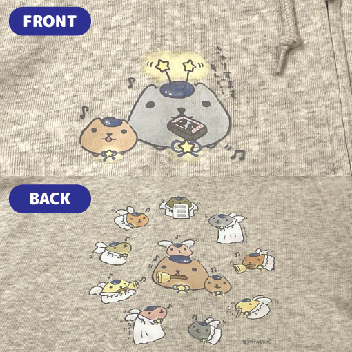 イベント限定・カピバラさん　とぅえんくるきゅりすますパーカー