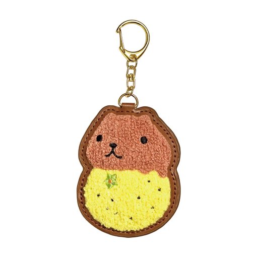 カピバラさん さがら刺繍PUキーホルダー2種